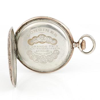 FICKUR, Longines '6 Grand Prix', Schweiz, ca 1916, silver.