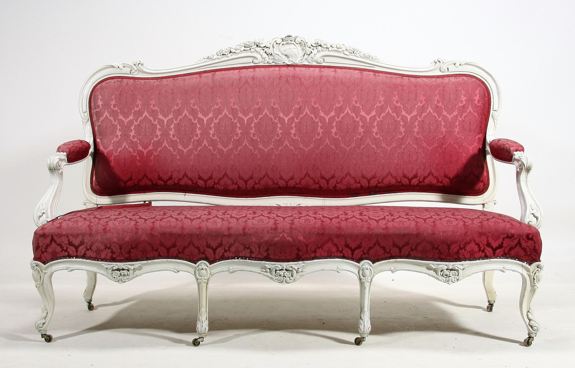 SOFFA, rokokostil, 1900-tal.