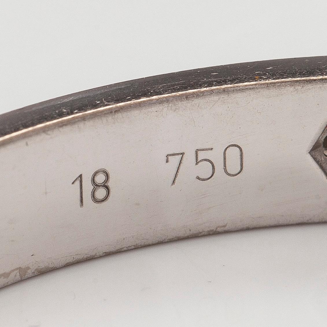 Cartier, rannekoru "Love", 18K valkokultaa, briljanttihiottuja timantteja.