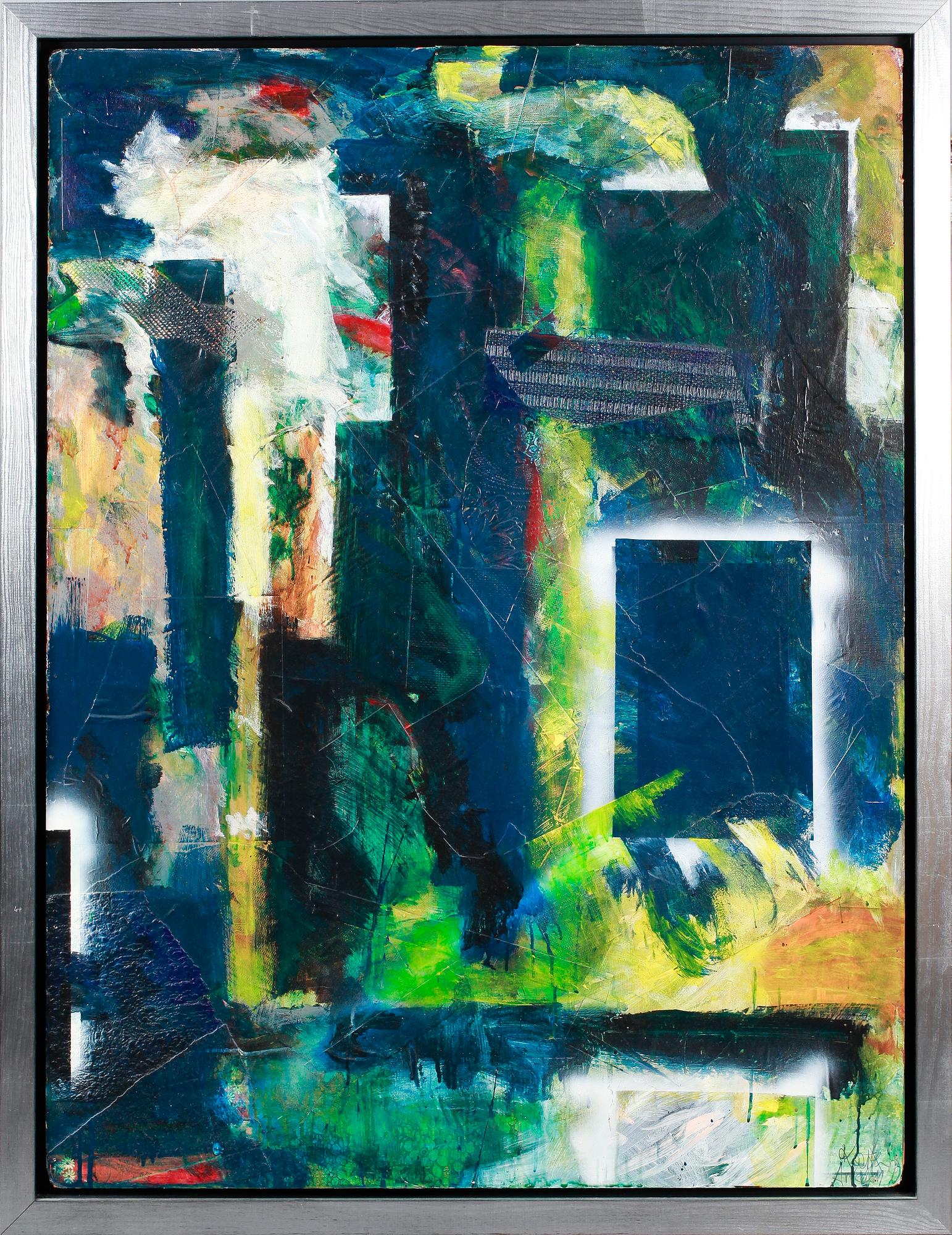 OKÄND KONSTNÄR, blandteknik, signerad Karsten Awedsen.