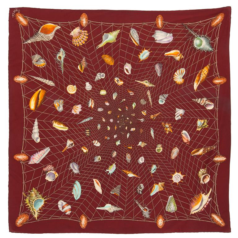 GUCCI, a silk scarf.