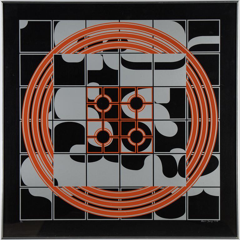 Beck & Jung, färgseriegrafi, signerad 1/50.