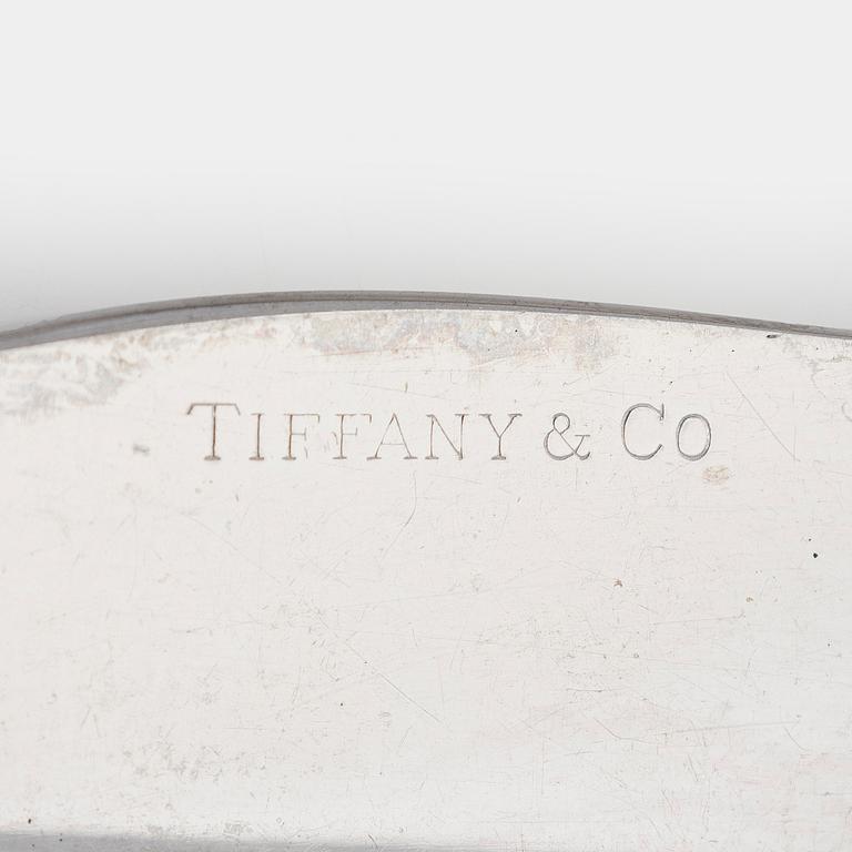 Tiffany & Co, Two pairs of sterling silver fish cutlery set.