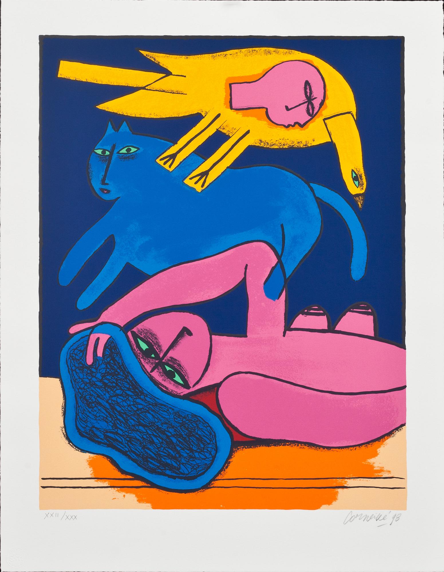 BEVERLOO CORNEILLE, färgserigrafi, signerad och numrerad XXII/XXX.