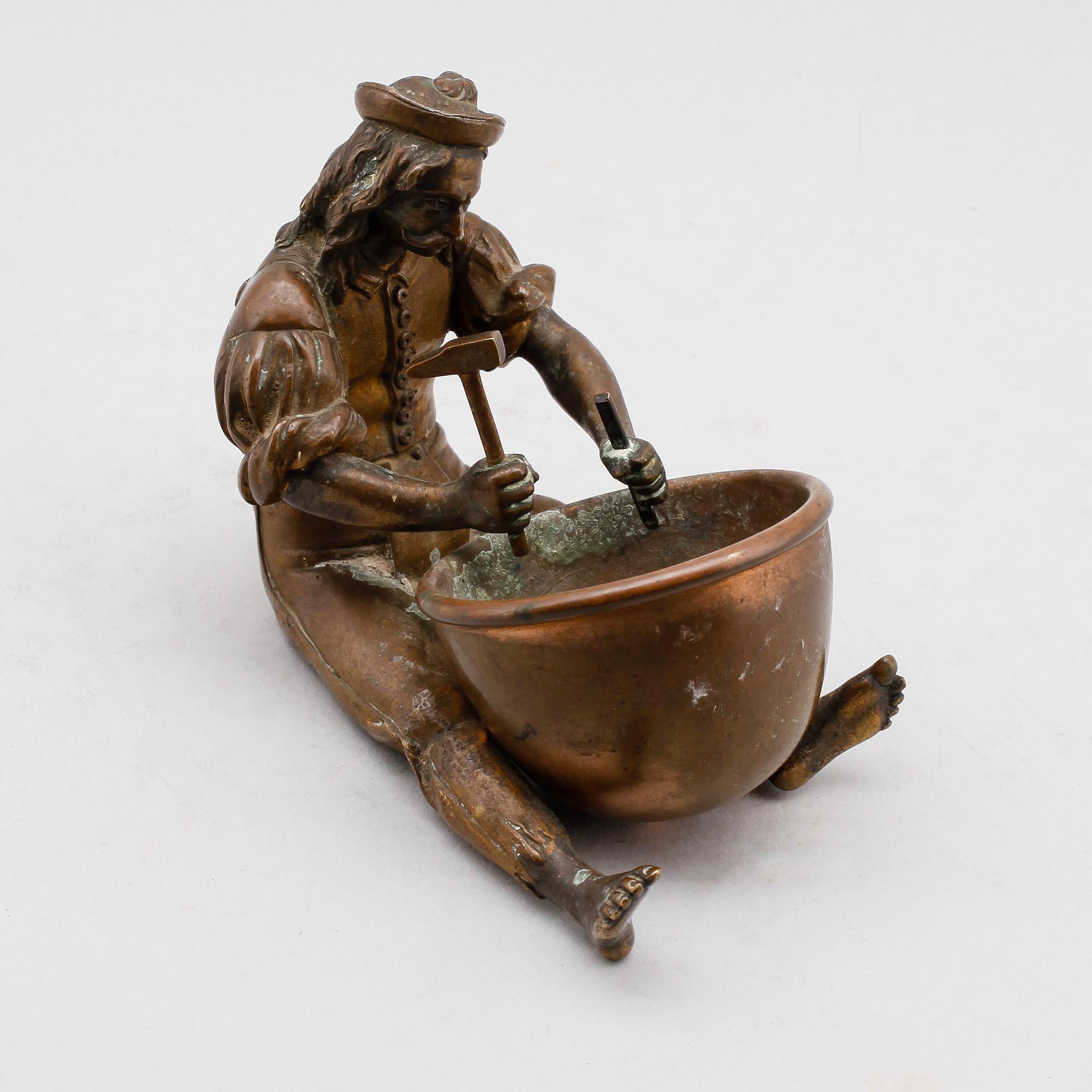 FIGUR, brons, 1800-talets andra hälft.