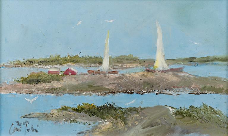 OLLI JOKI, olja på duk, signerad och daterad 2014.