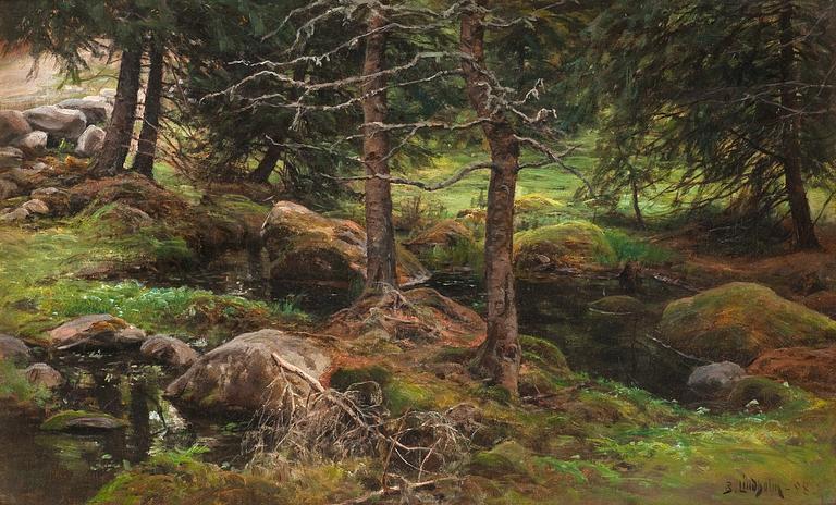 Berndt Lindholm, A CLEARING IN THE FOREST.