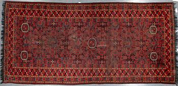 MATTA, antik, 1800-talets mitt, Bechir, Turkmenistan. Ca. 380x185.