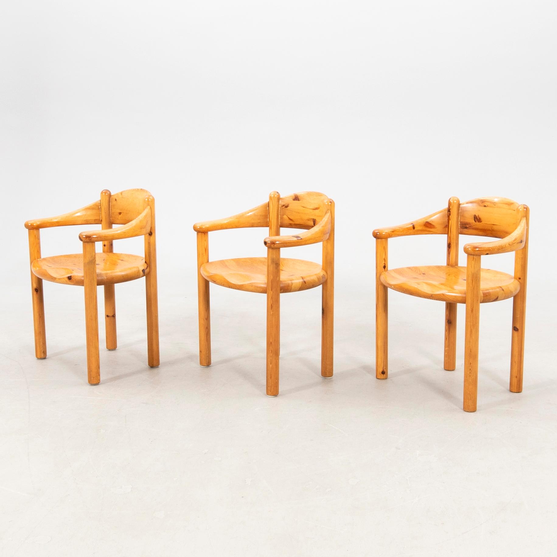 Rainer Daumiller, armchairs, 6 pcs, Denmark 1960s/70s.