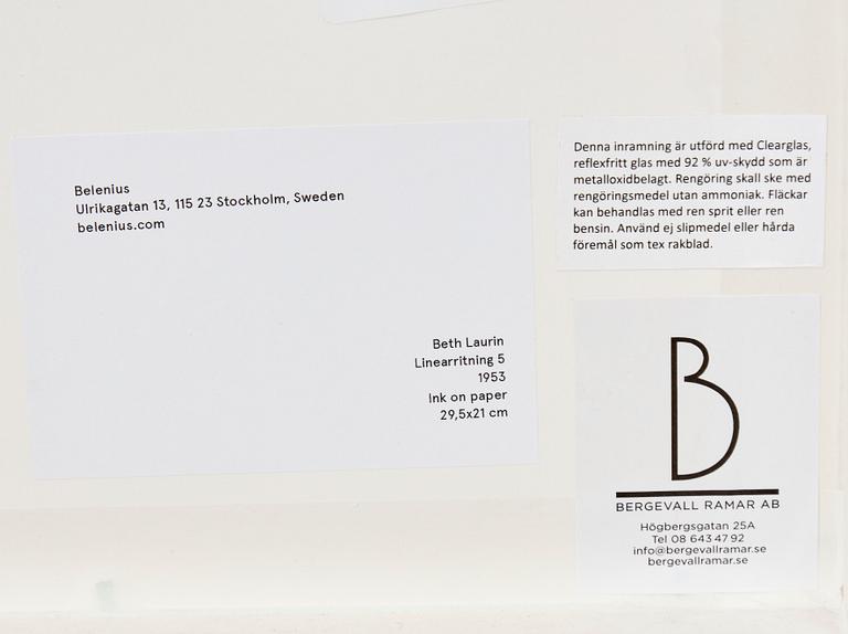 Beth Laurin, "Linearritning 5".