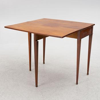 A late Gustavian games table, circa 1800.