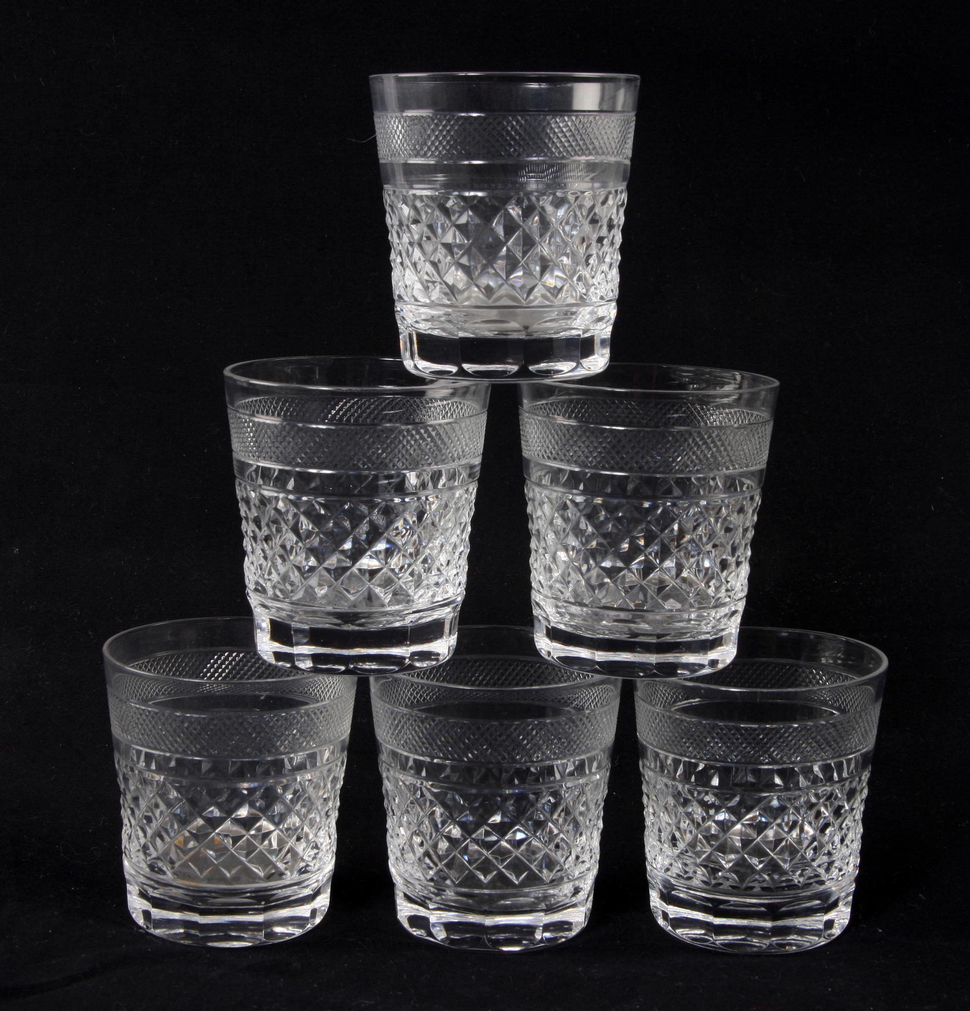 SELTERGLAS, 6 st, "Kent", Kosta.