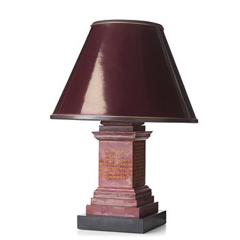 168. A 20th century table lamp.