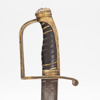 A Danish saber, end of the 18th Century.