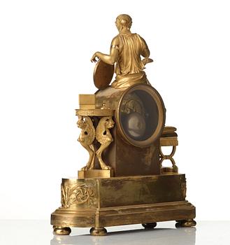 A French Empire early 19th century mantel clock.