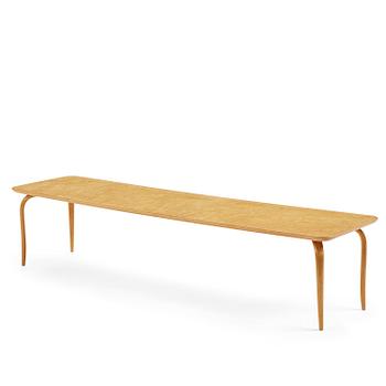 357. Bruno Mathsson, a birch bench/table, Firma Karl Mathsson, Värnamo, 1961.