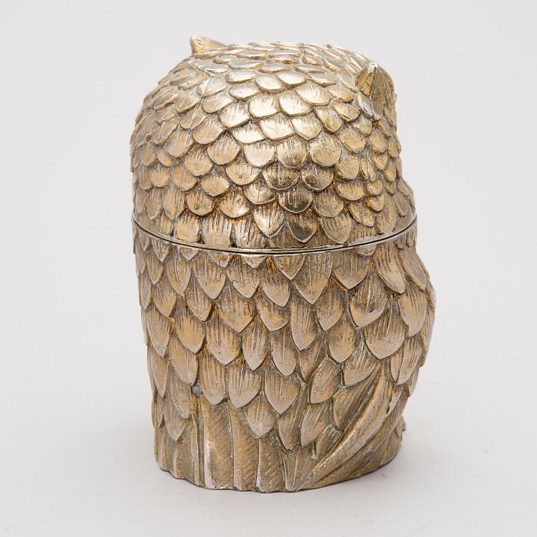 Owl ice bucket, Mauro Manetti, Italy, 1960s/1970s.