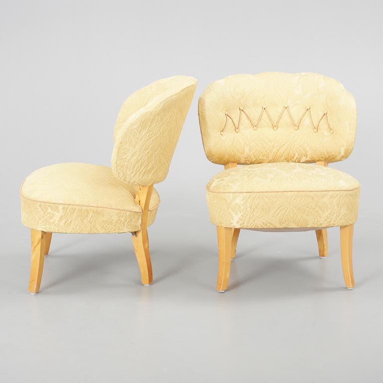 FÅTÖLJER, ett par, 1930-40-tal.