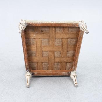 Armchair, by Ephraim Ståhl, (master in Stockholm 1794-1820). Late Gustavian.