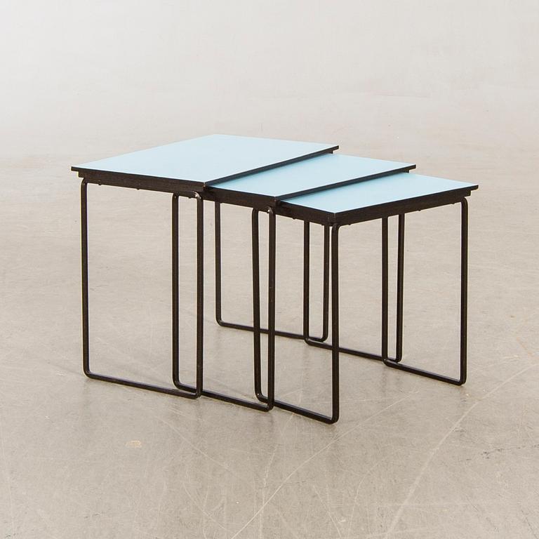 Satsbord, 50-tal, metall, laminat.