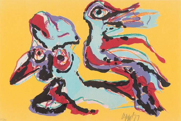 Karel Appel, Kaksi hahmoa.