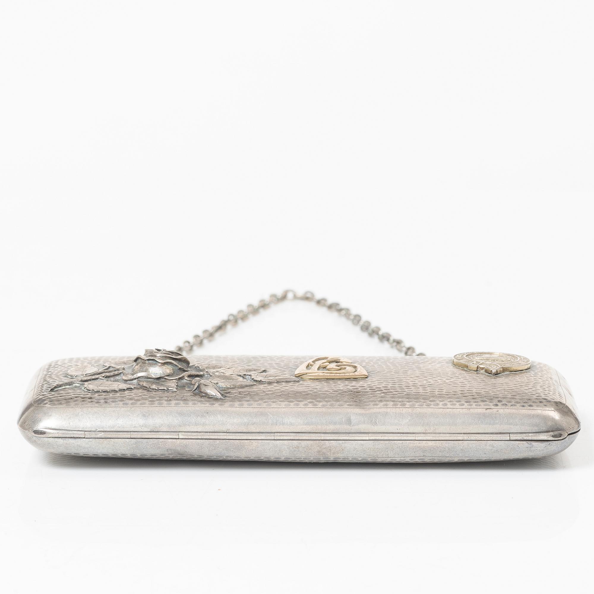 A Finnish silver evening bag, Turku 1919.