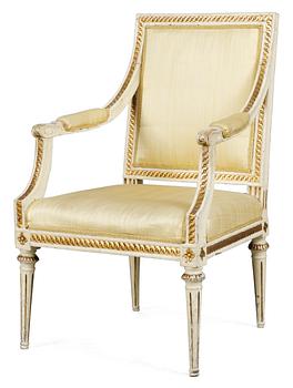 478. A Gustavian armchair.