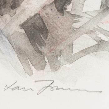 LARS JONSSON, litograph in color, signed and numbered 54/360.