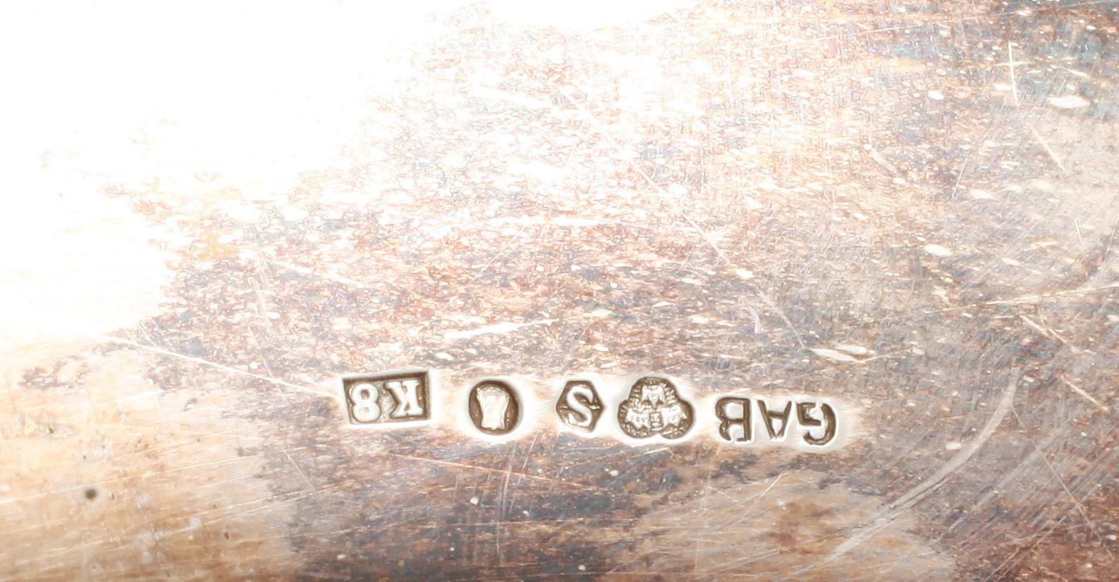 FAT, silver, GAB, Stockholm, 1936, vikt 434 gram.