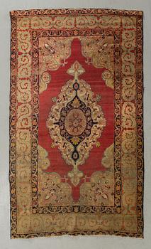 An antique second part of the 19th century Persian carpet ca 182 x112 cm.