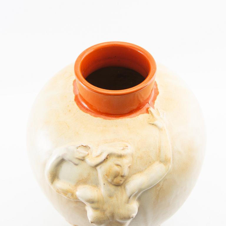 Einar Luterkort, vas Uppsala Ekeby 1950-tal stengods.