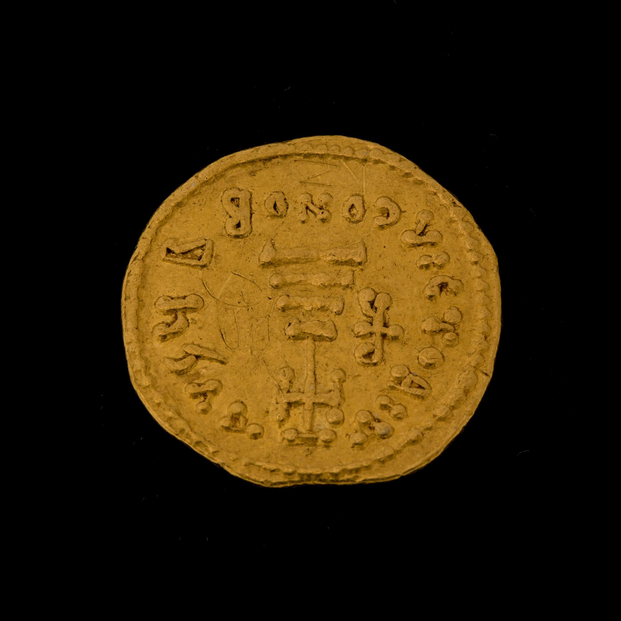 ANTIKT MYNT. Bysantinska riket. Guld ca 4,4g.