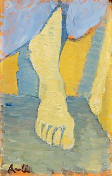 396. Ivan Aguéli, "Studie av fot".
