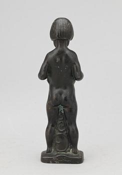 AXEL GUTE, skulptur, brons, signerad.