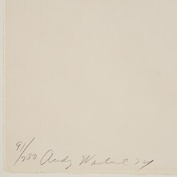Andy Warhol, ”Flowers (Hand-Colored)”.