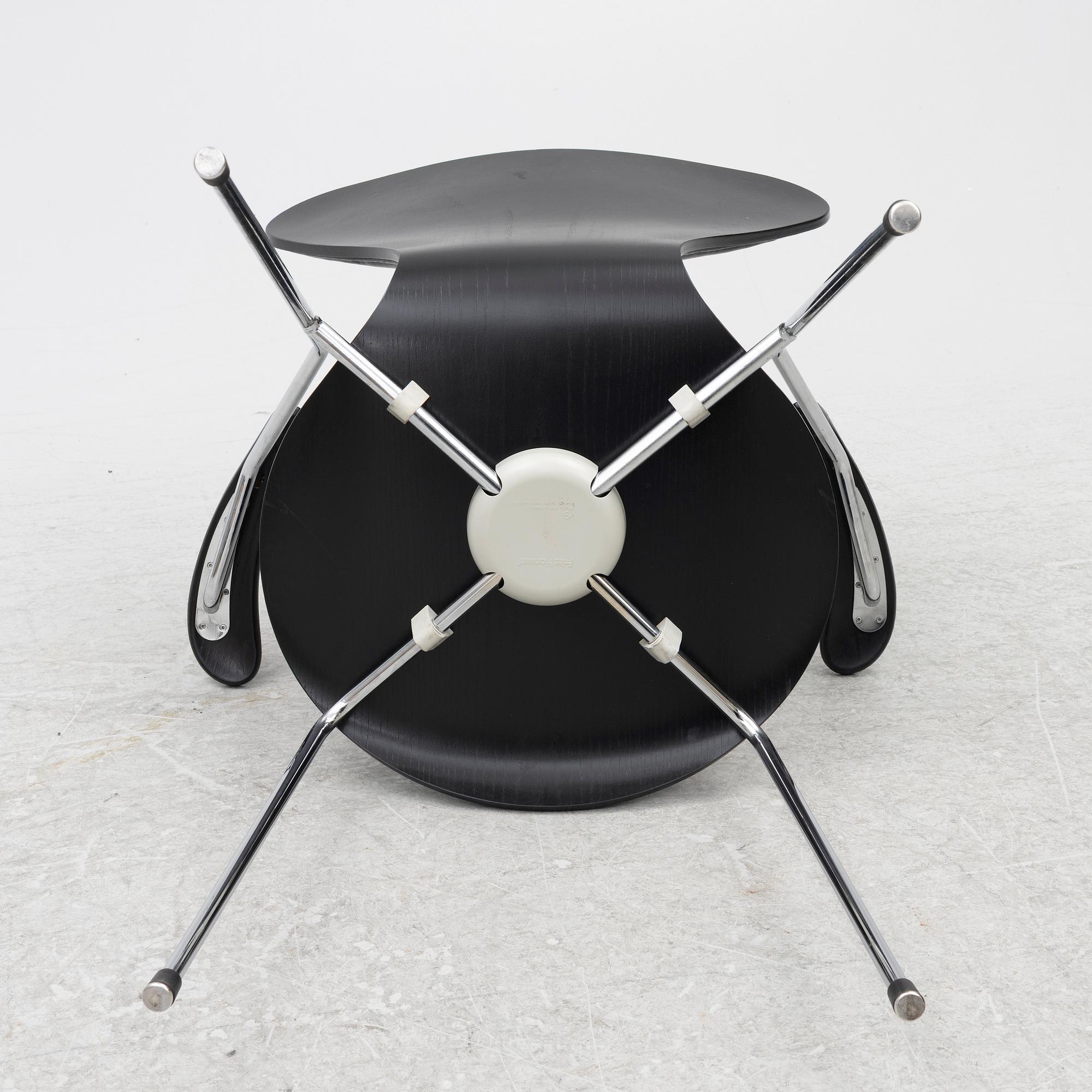 Arne Jacobsen, Armchairs, 4 pcs, "The Seven", Fritz Hansen, Denmark, 2006.