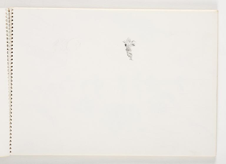 Lotte Laserstein, 3 skissblock med teckningar.