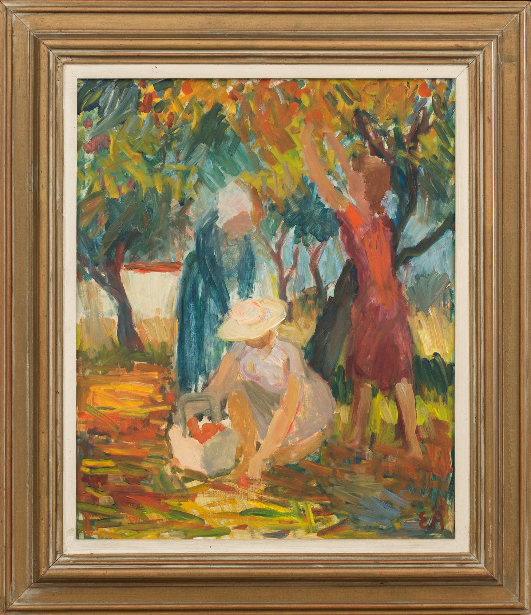 ERLING ÄRLINGSSON, oil on board, signed EÄ.