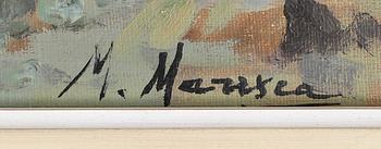 MARIO MARESCA, olja på duk, signerad.