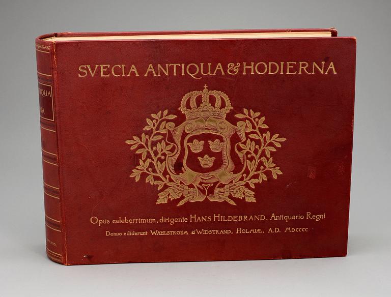 BOK, "Suecia Antiqua et Hodierna", Hans Hildebrand, Walhström & Widstrand, 1899.