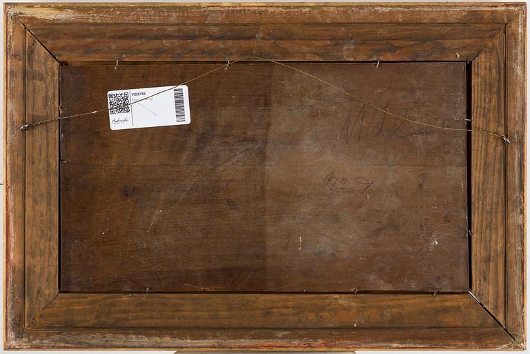 FRANSK SKOLA, 1800-tal, olja på papp.
