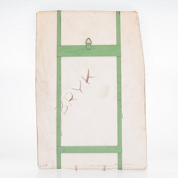 Rut Bryk, a stoneware relief signed BRYK.