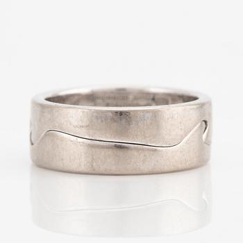 Georg Jensen, ring, "Fusion", två delar, 18K vitguld.