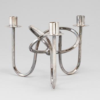 JOSEF FRANK, ljusstake, "Vänskapsknuten" för Firma Svenskt Tenn, formgiven 1938.