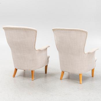 Carl Malmsten, fåtöljer, ett par, "Gamla stan".