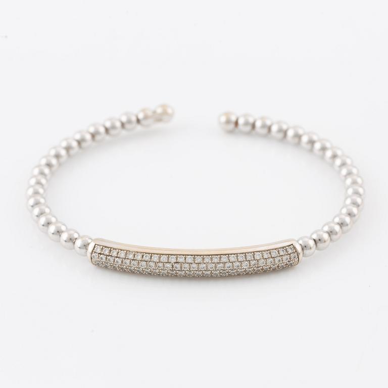 Bracelet, Poniros, 18K white gold with brilliant-cut diamonds.