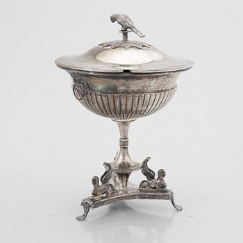 A Swedish Empire Silver Sugar Bowl, mark of Johan Petter Grönvall, Stockholm 1923.