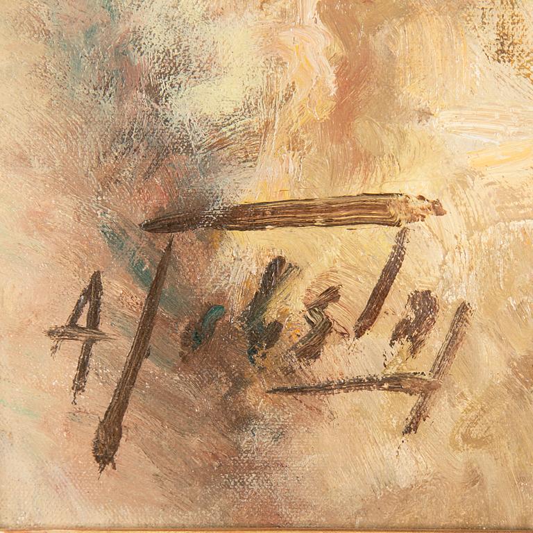 ALEXANDER TOLSTOY, olja på duk, signerad.