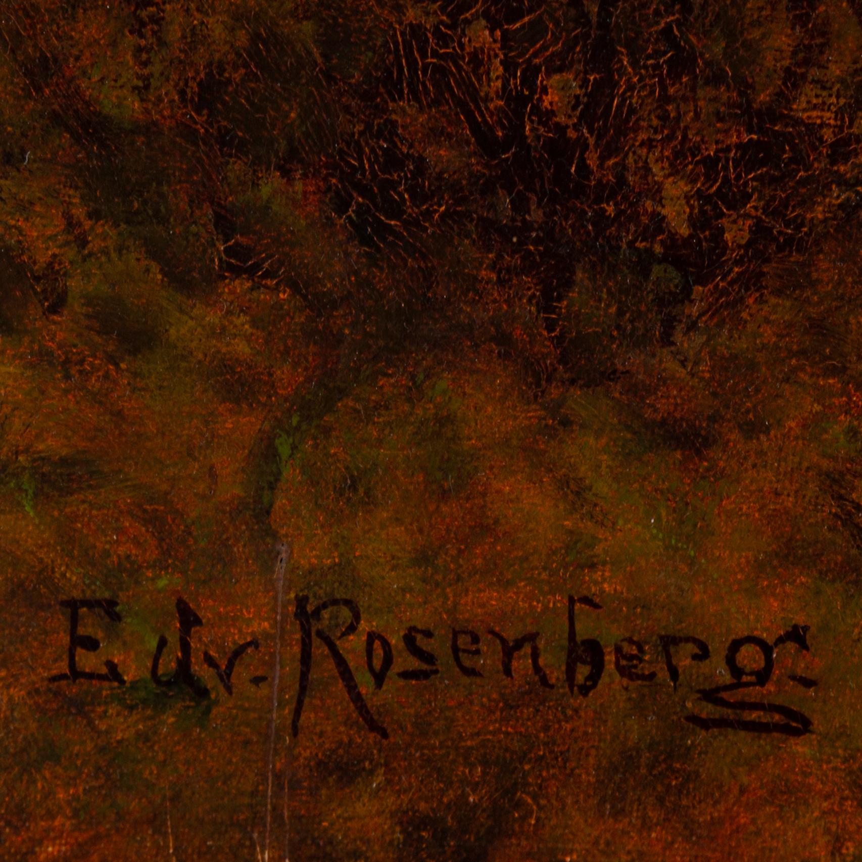 EDVARD ROSENBERG, olja på duk, signerad.