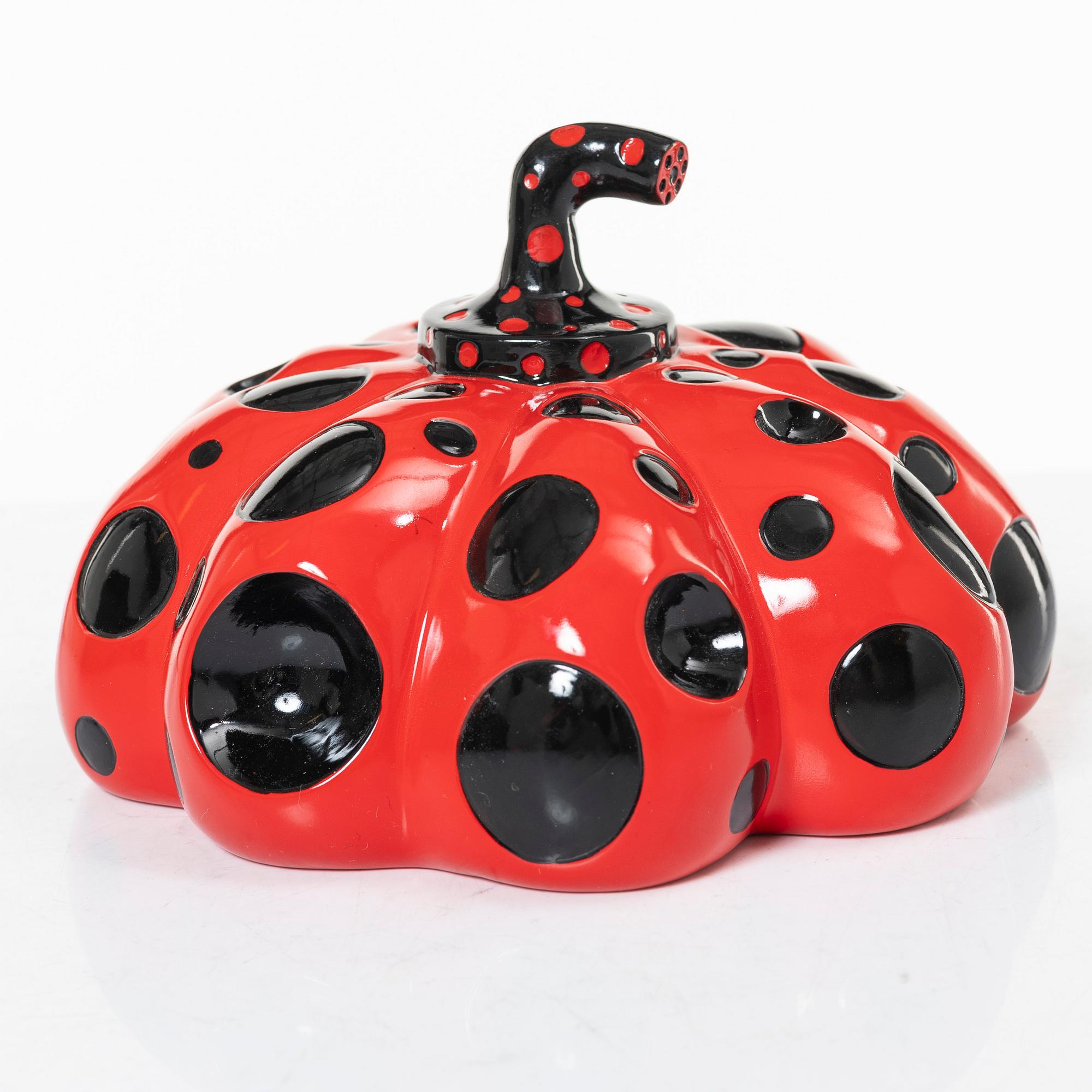 Yayoi Kusama, after, object/multiple, "Red Pumpkin", published by Benesse Holdings Inc, Naoshima, Japan.